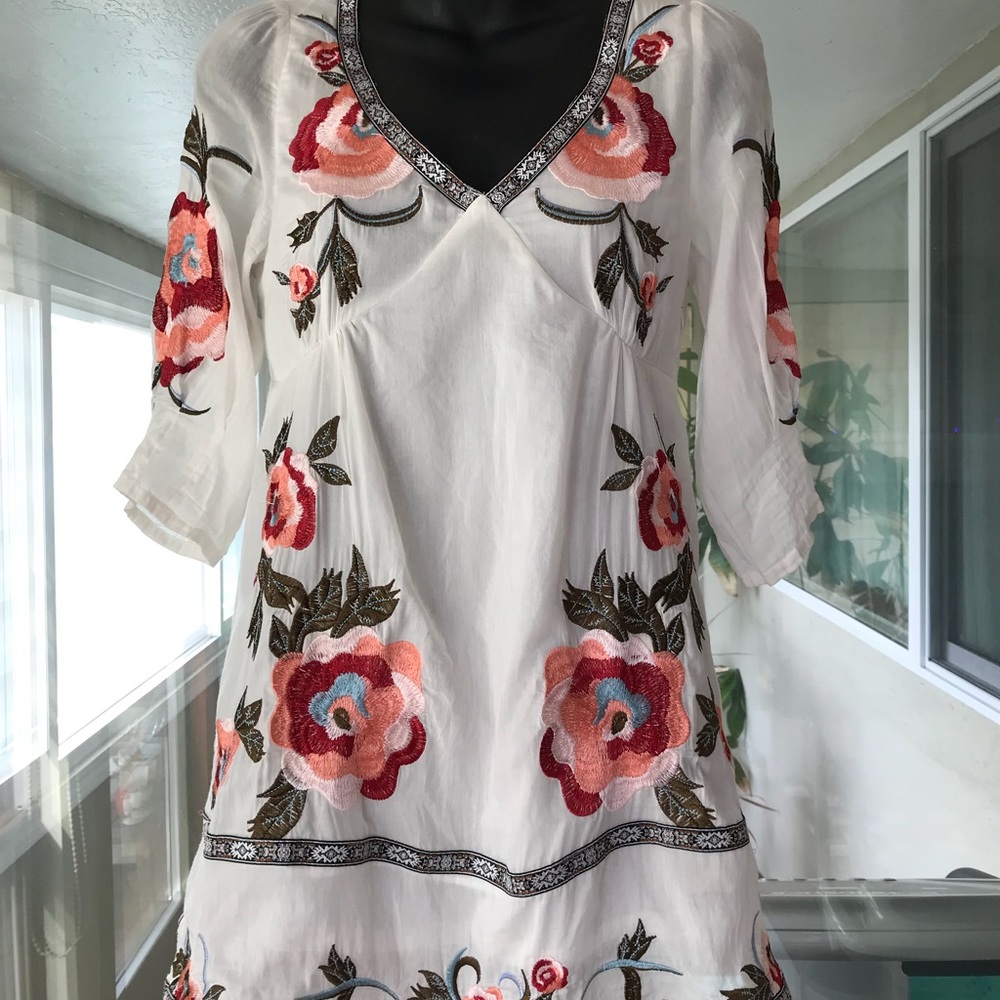 Anna Sui embroidered top